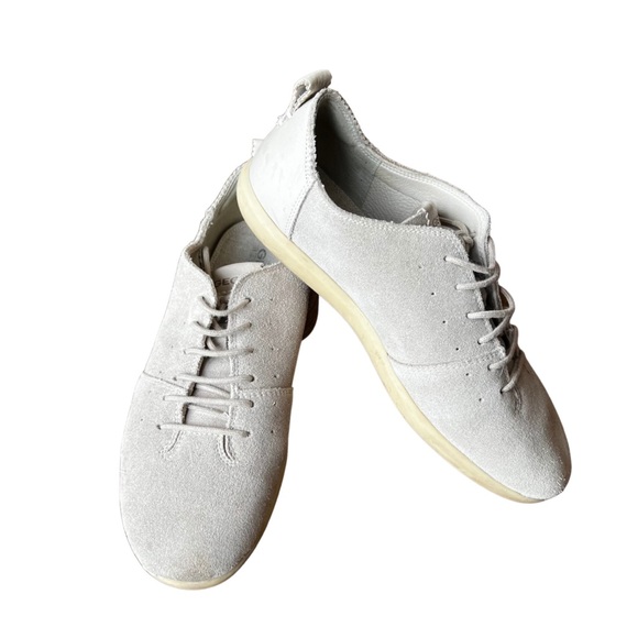 Geox Respira Lace Up Genuine Suede Flats | Nude Tan | Size 7 - Picture 10 of 14